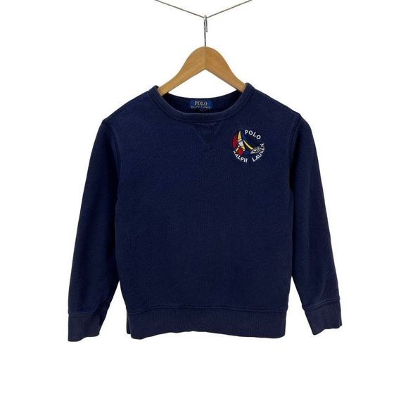 Polo Ralph Lauren Other - Polo Ralph Lauren Crew Neck Sweatshirt Vintage Sailing Yacht Boys M 10-12